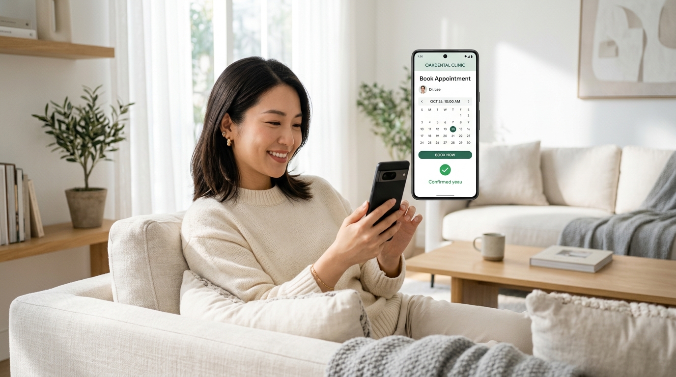 雙排 FDI 牙位圖與 LINE 智慧預約